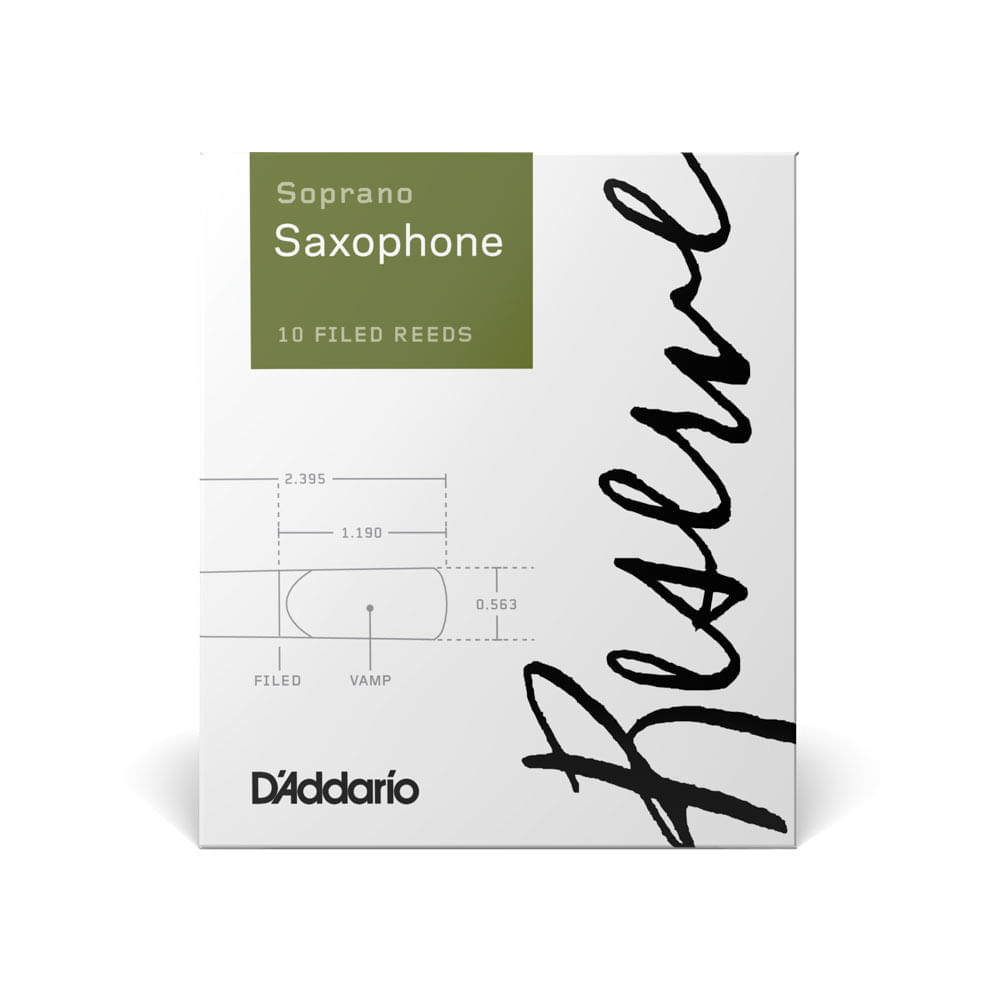 Encontraproduto.com.br - Palheta Sax Soprano DAddario Reserve