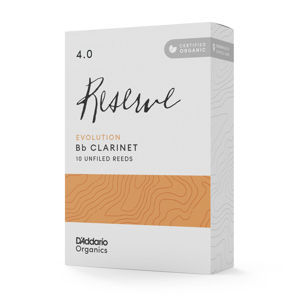Encontraproduto.com.br - Palheta Clarineta Bb DAddario Organic Reserve Evolution