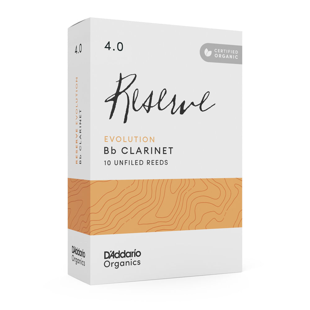 Encontraproduto.com.br - Palheta Clarineta Bb DAddario Organic Reserve Evolution