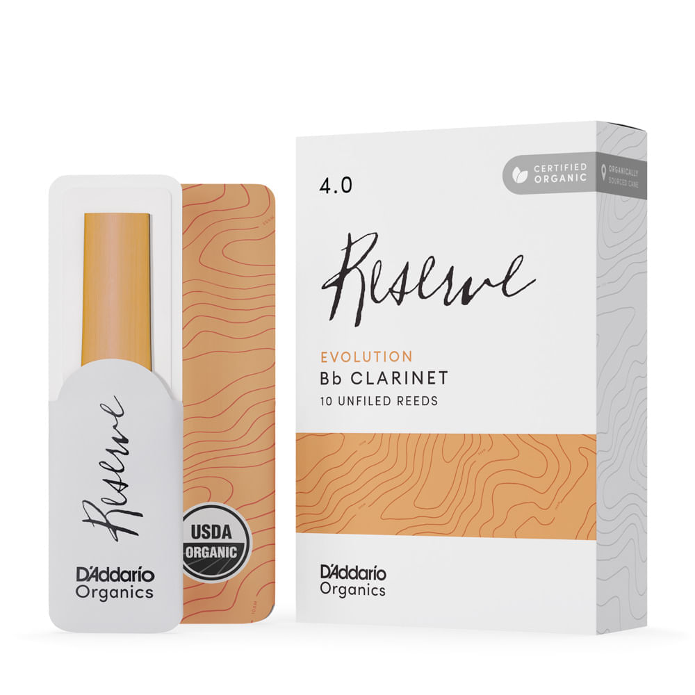 Encontraproduto.com.br - Palheta Clarineta Bb DAddario Organic Reserve Evolution