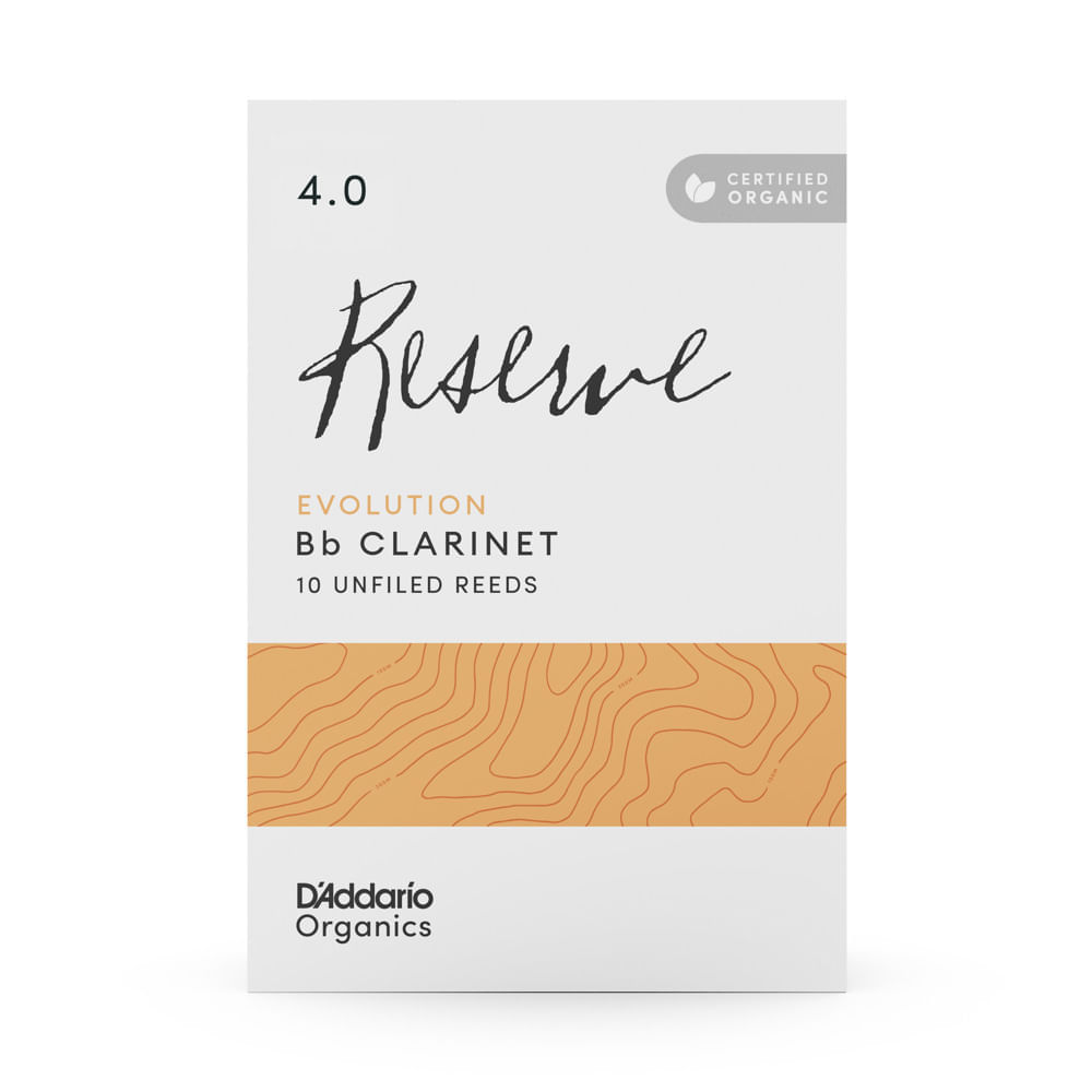 Encontraproduto.com.br - Palheta Clarineta Bb DAddario Organic Reserve Evolution
