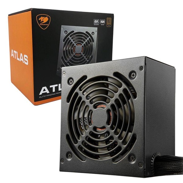 Fonte Gamer 650w Cougar Atlas 650, 80 Plus Bronze, Pfc Ativo, Silenciosa, Preta - 31at065007p01