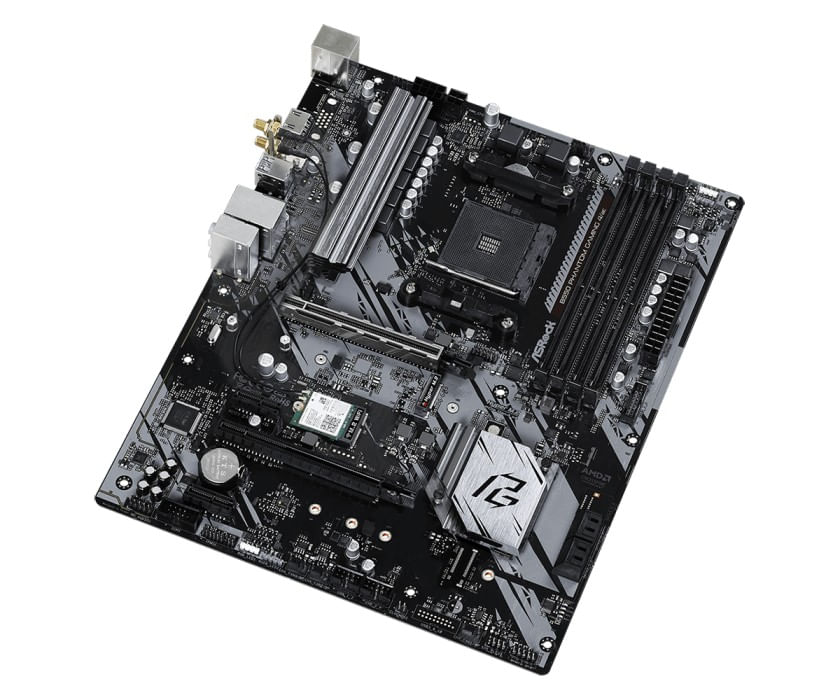 Encontraproduto.com.br - Placa Mãe ATX para AMD AM4 B550 Phantom Gaming 4 4DDR4 - ASRock
