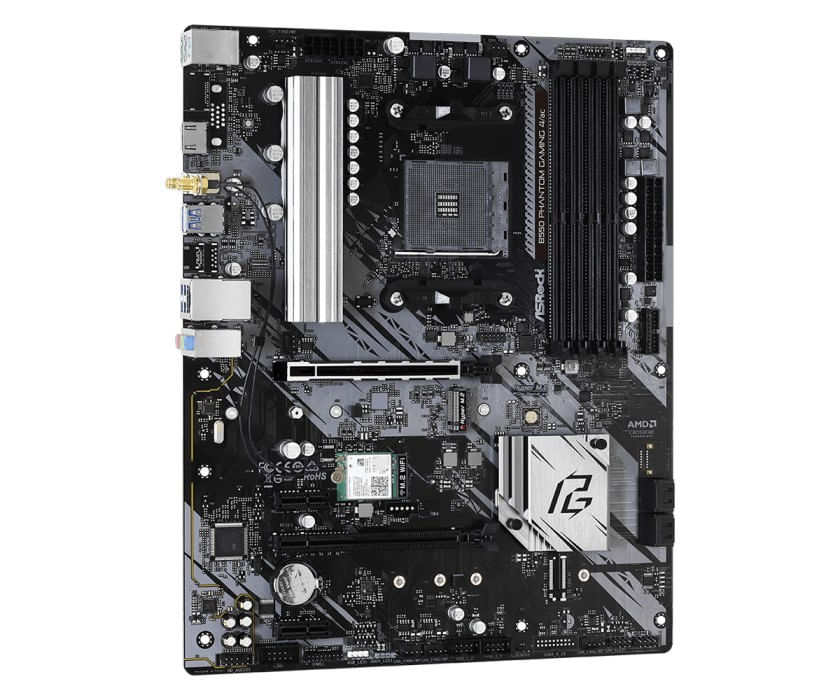 Encontraproduto.com.br - Placa Mãe ATX para AMD AM4 B550 Phantom Gaming 4 4DDR4 - ASRock