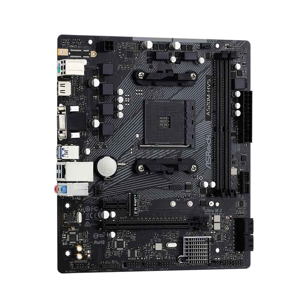 Encontraproduto.com.br - Placa Mae (amd) Asrock A520m-hvs Ddr4 Am4