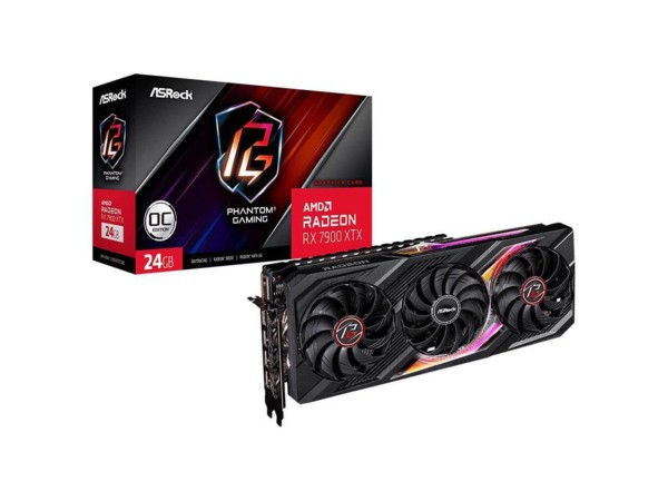 Encontraproduto.com.br - Placa de Video ASROCK Radeon RX 7900XTX Phantom Gaming  24GB OC GDDR6 384 BITS - 90-GA3YZZ-00UANF