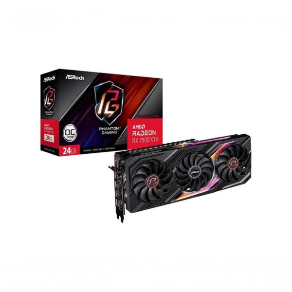 Encontraproduto.com.br - Placa de Video ASROCK Radeon RX 7900XTX Phantom Gaming  24GB OC GDDR6 384 BITS - 90-GA3YZZ-00UANF