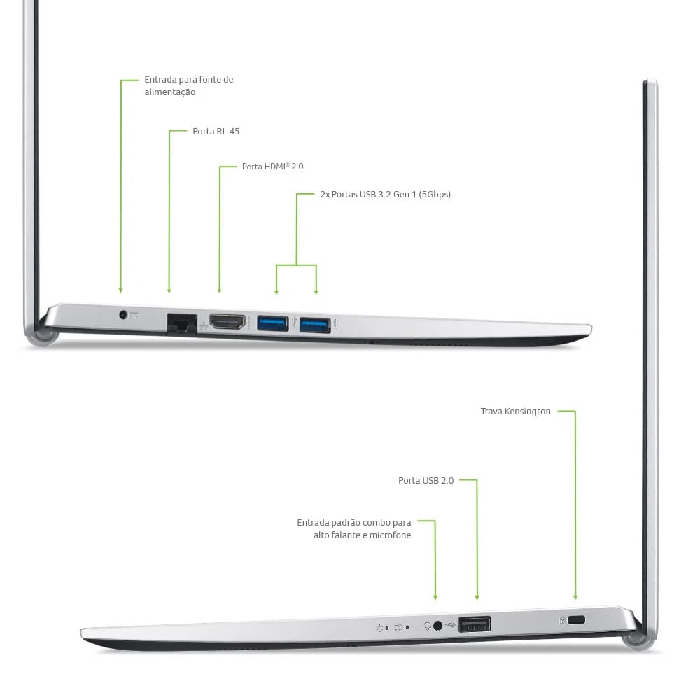 Encontraproduto.com.br - Notebook Acer Aspire 3 Intel Core i3 11ª Gen 15.6