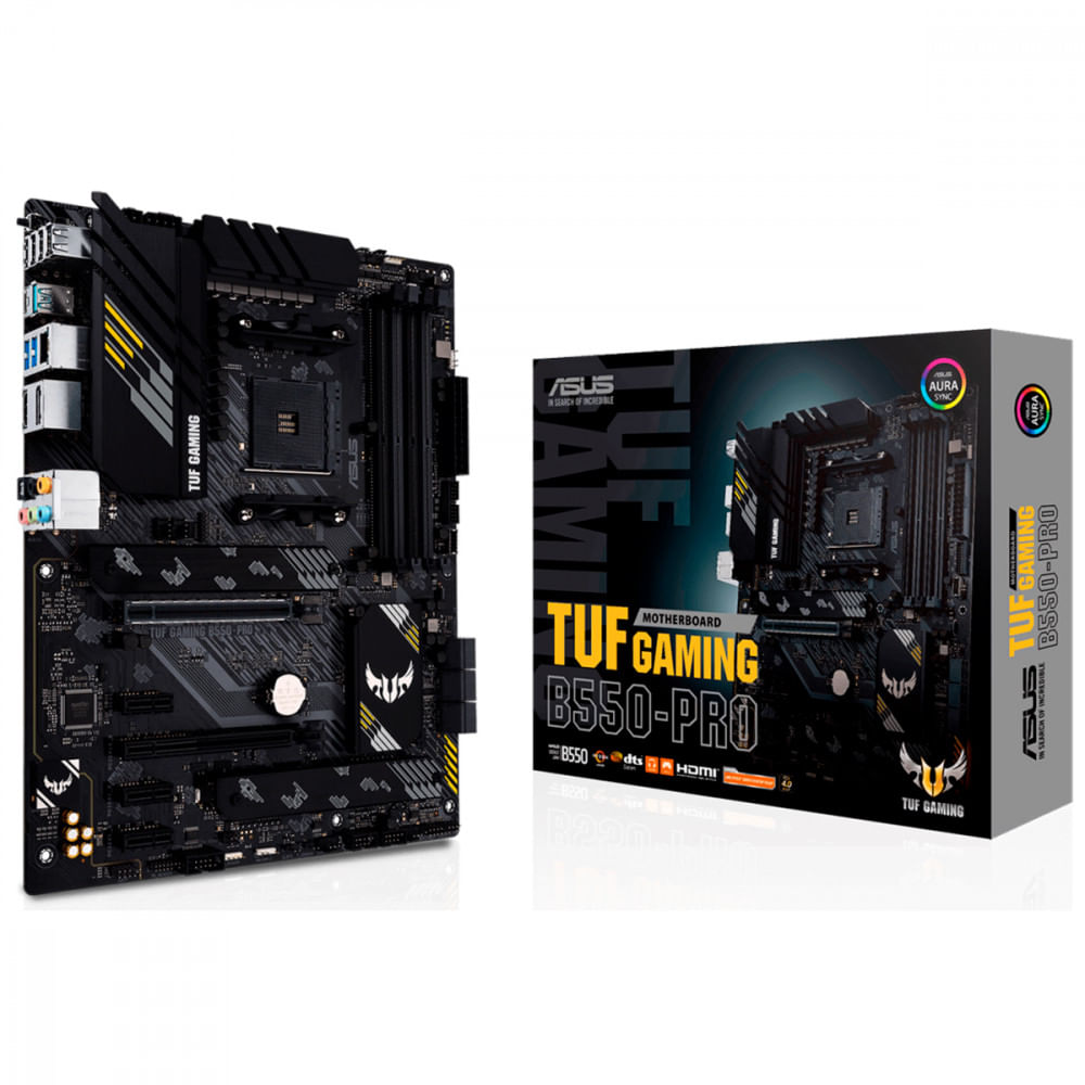 Encontraproduto.com.br - Placa Mãe Asus TUF Gaming Para AMD AM4 B550-PRO 4xDDR4 ATX