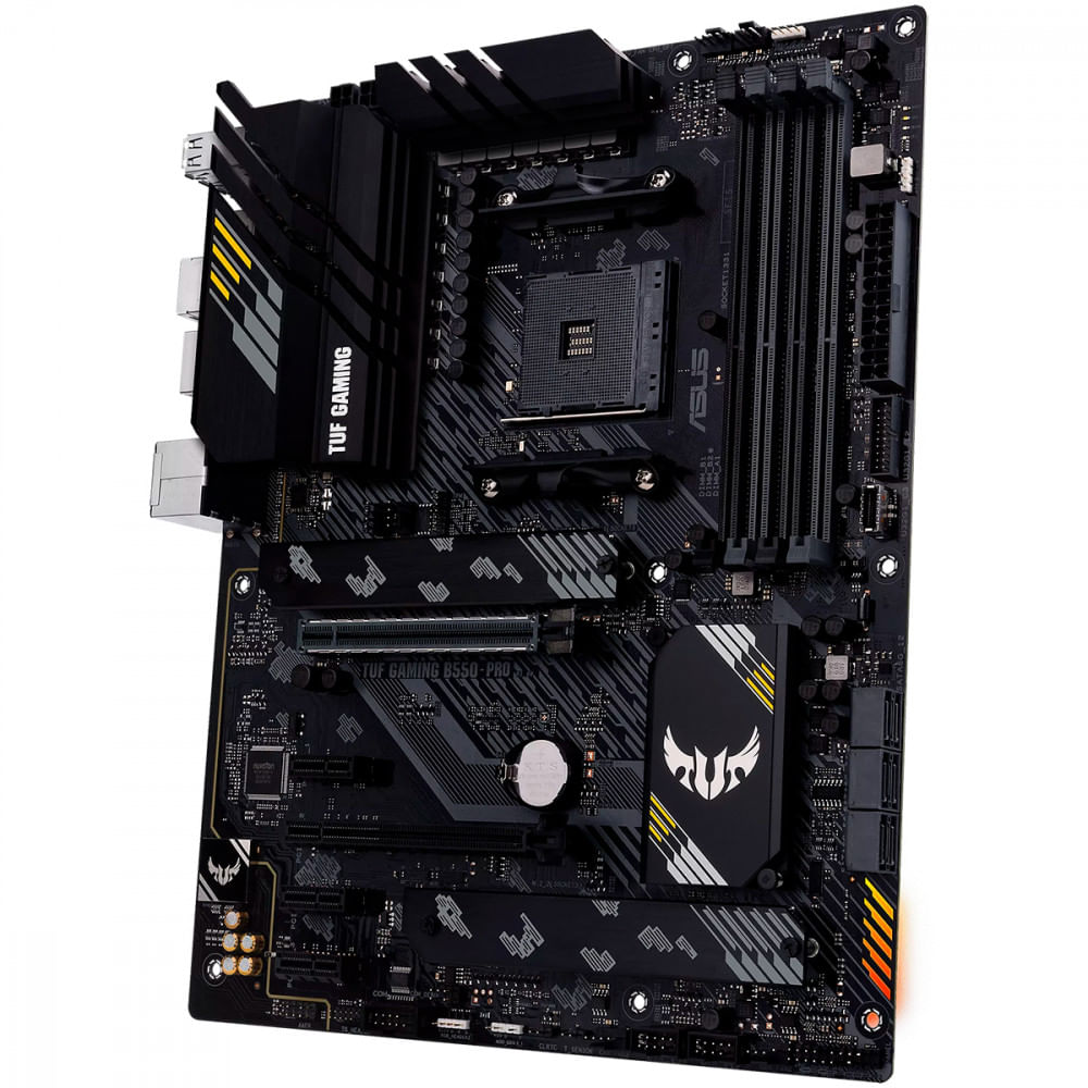 Encontraproduto.com.br - Placa Mãe Asus TUF Gaming Para AMD AM4 B550-PRO 4xDDR4 ATX