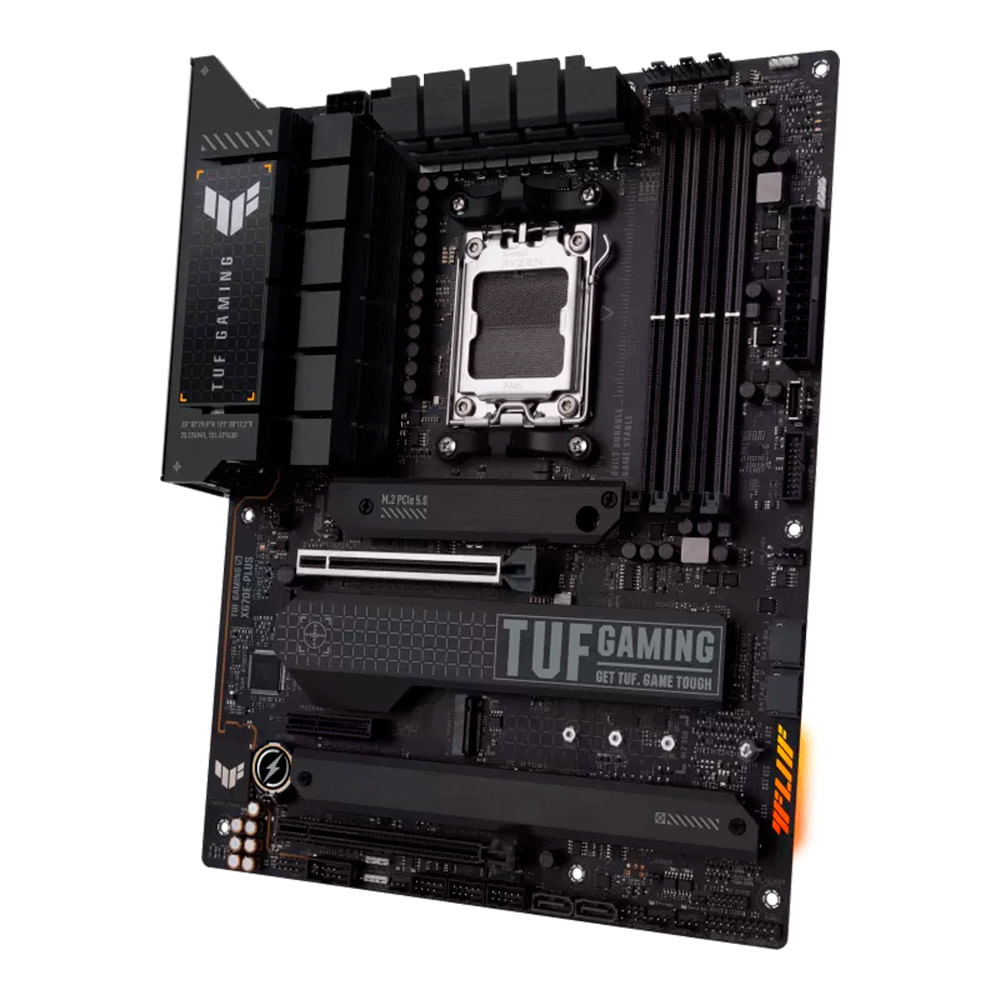 Encontraproduto.com.br - Placa Mãe Asus TUF Gaming X670E-PLUS AMD Ryzen AM5, ATX, DDR5 - 90MB1BJ0-C1BAY0