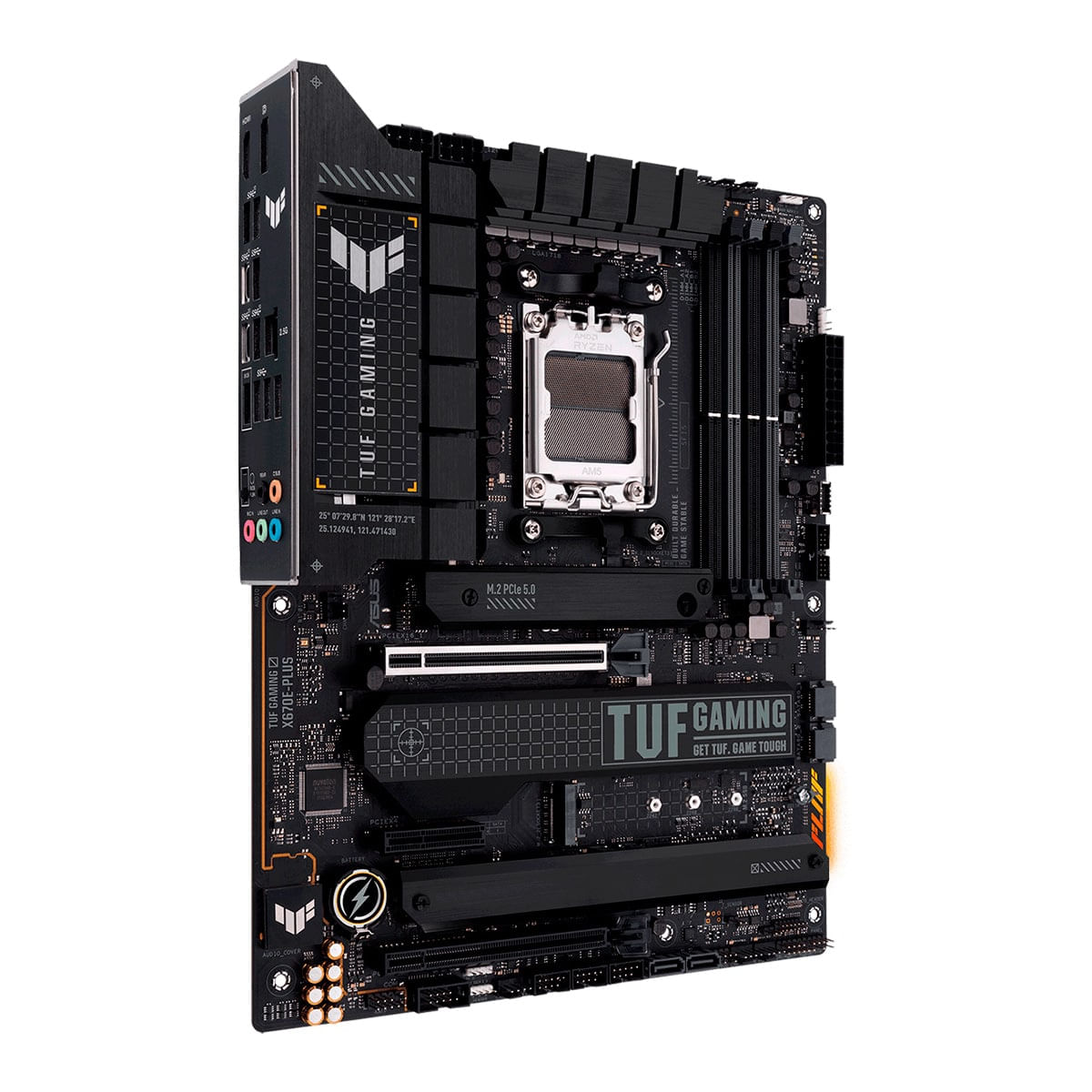 Encontraproduto.com.br - Placa Mãe Asus TUF Gaming X670E-PLUS AMD Ryzen AM5, ATX, DDR5 - 90MB1BJ0-C1BAY0