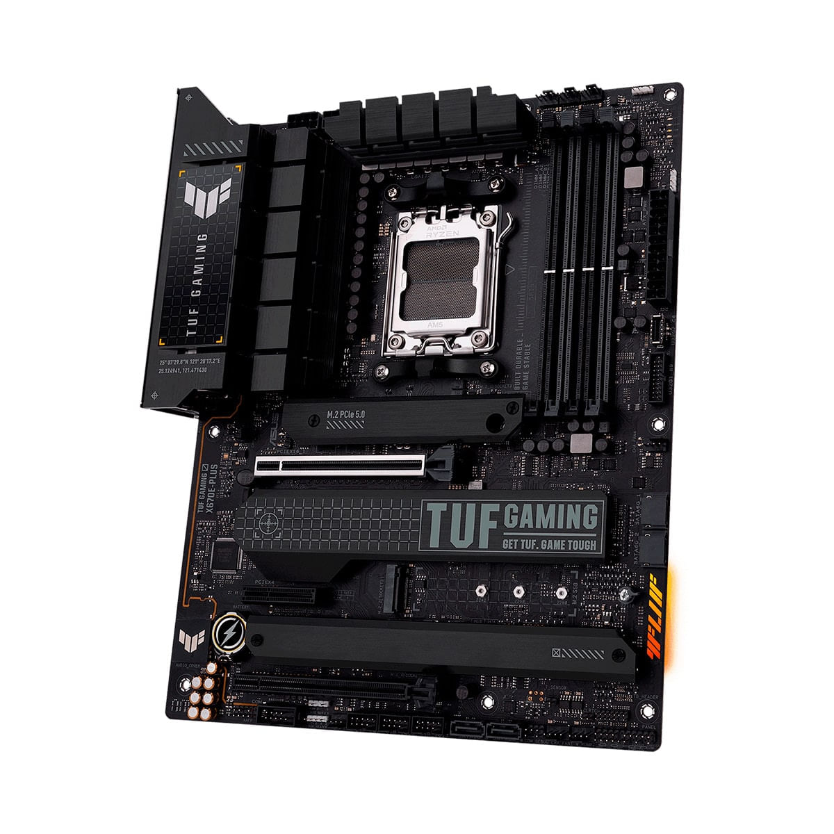 Encontraproduto.com.br - Placa Mãe Asus TUF Gaming X670E-PLUS AMD Ryzen AM5, ATX, DDR5 - 90MB1BJ0-C1BAY0