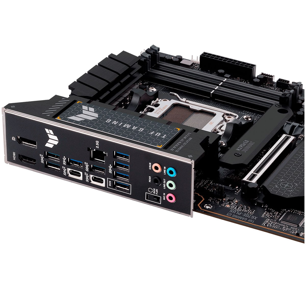 Encontraproduto.com.br - Placa Mãe Asus TUF Gaming X670E-PLUS AMD Ryzen AM5, ATX, DDR5 - 90MB1BJ0-C1BAY0