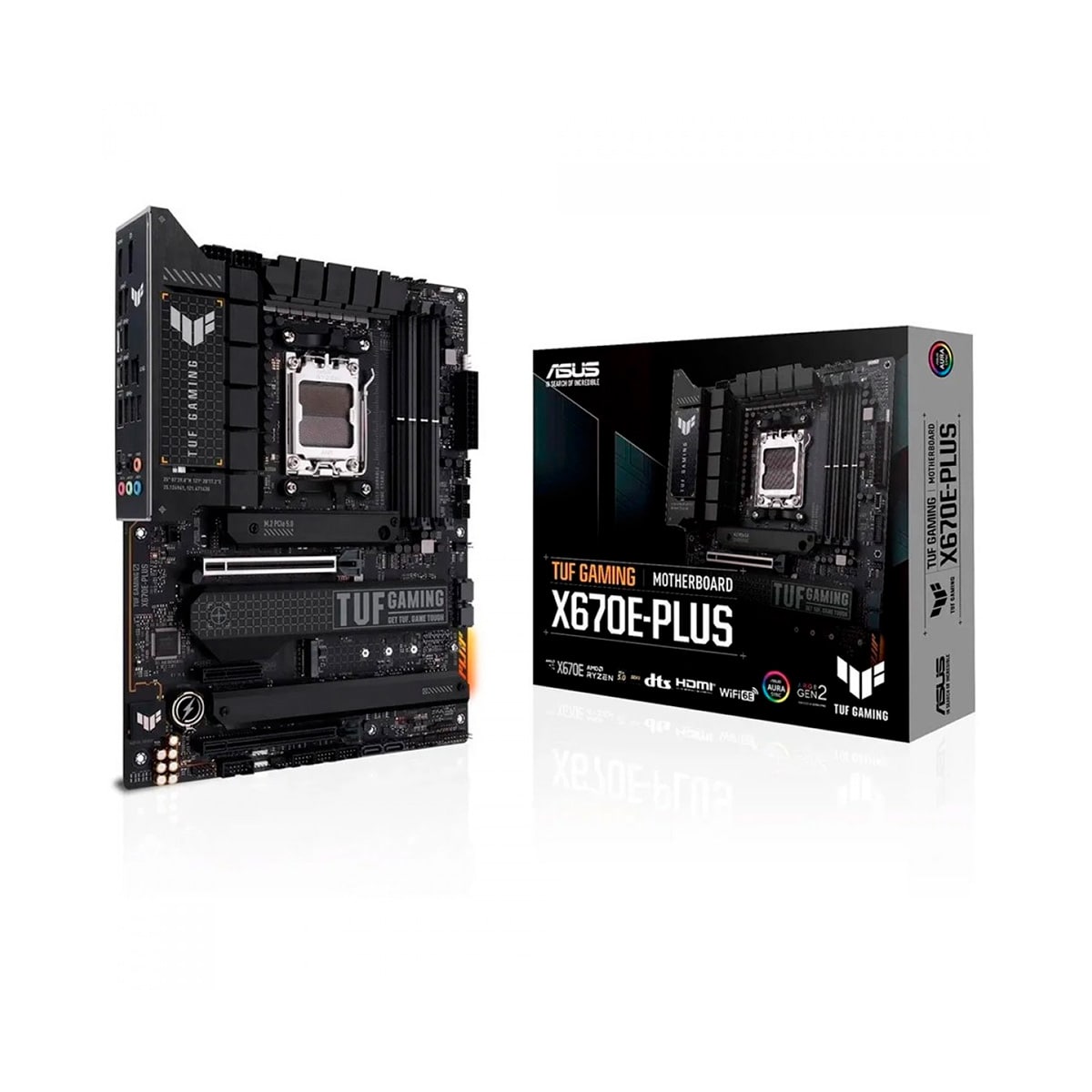 Encontraproduto.com.br - Placa Mãe Asus TUF Gaming X670E-PLUS AMD Ryzen AM5, ATX, DDR5 - 90MB1BJ0-C1BAY0