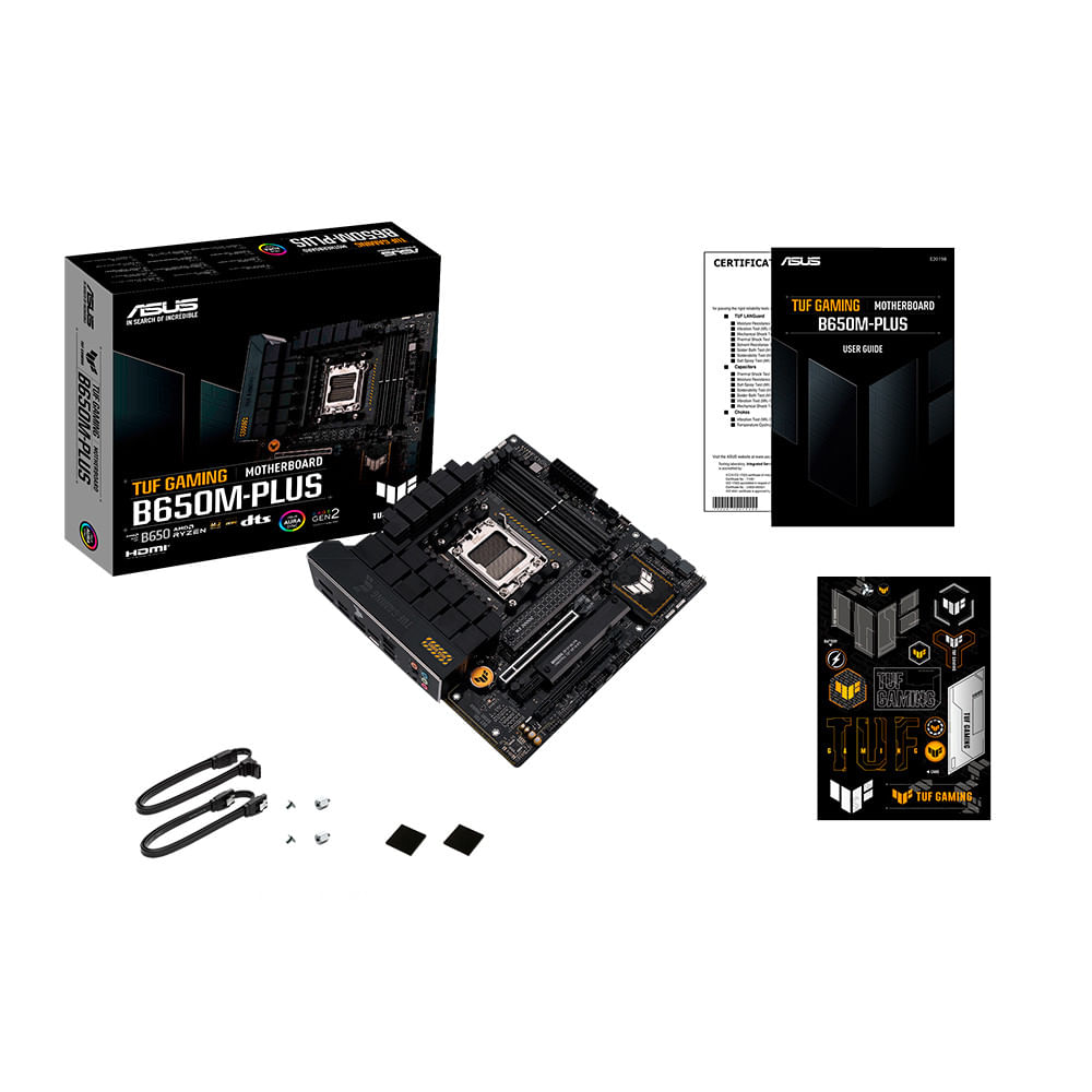 Encontraproduto.com.br - Placa Mãe Asus TUF Gaming B650M-PLUS AMD Ryzen AM5, ATX, DDR5 - 90MB1BG0-C1BAY0
