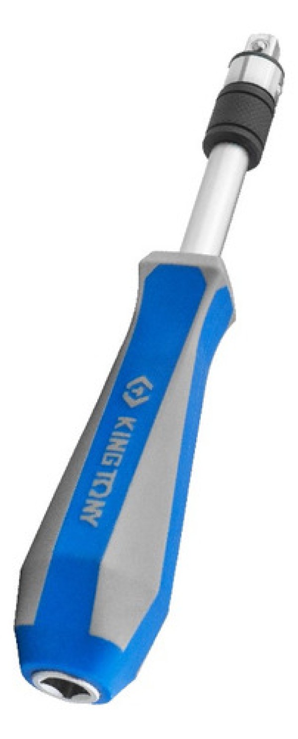 Encontraproduto.com.br - Extensão Para Soquete E Bits 1/4 Em 1 6 Pol 150 Mm Media Com Cabo 2176df Kingtony