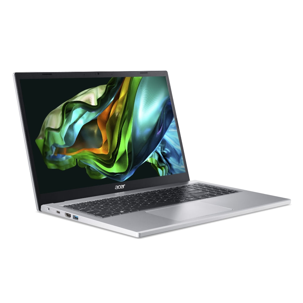 Encontraproduto.com.br - Notebook Acer Aspire A315-24P-R611 AMD R5 7520U 8GB 256GB Windows 11 Prata