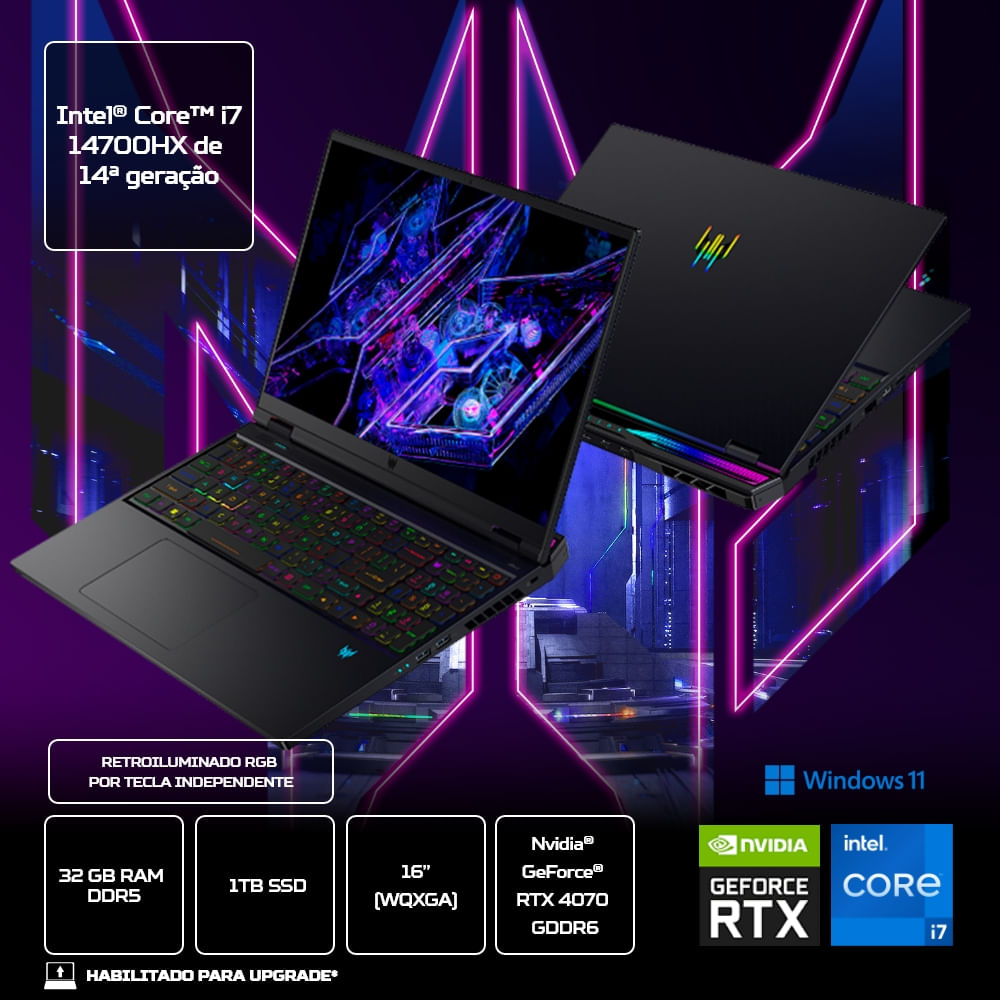 Encontraproduto.com.br - Notebook Predator Helios