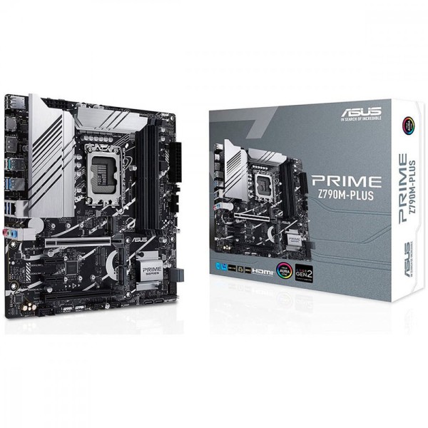 Encontraproduto.com.br - Placa Mãe Asus Prime Para Intel LGA 1700 Z790M-PLUS 4xDDR5 mATX