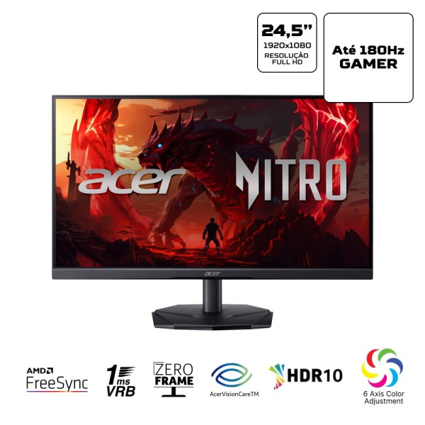 Encontraproduto.com.br - Monitor Gamer Acer Nitro 24.5