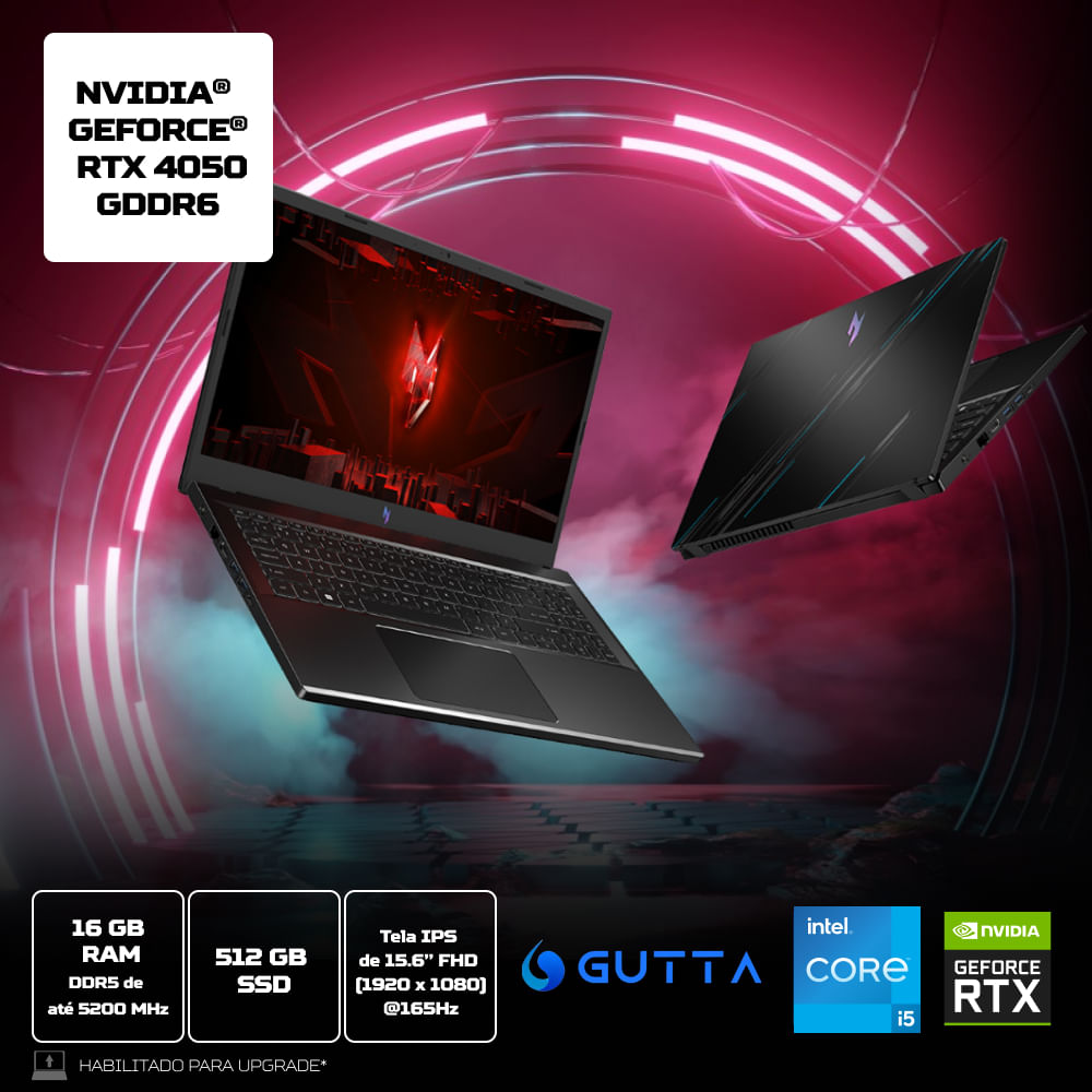 Encontraproduto.com.br - Notebook Gamer Acer Nitro V15