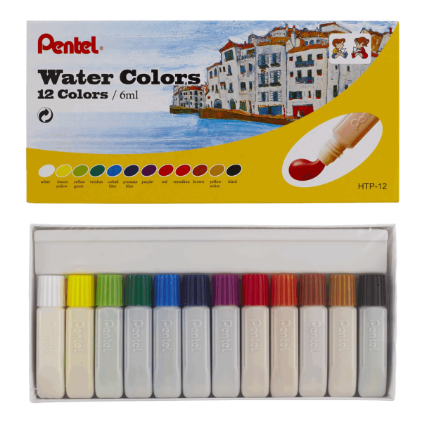 Encontraproduto.com.br - AQUARELA BASE DAGUA C/12 CORES R.HTP12B