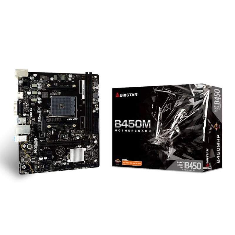 Encontraproduto.com.br - Placa Mãe Micro ATX AMD AM4 B450 2DDR4 B450MHP - Biostar