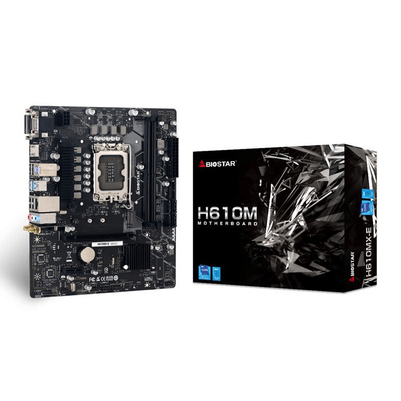 Encontraproduto.com.br - Placa Mãe Micro ATX Intel 14/13/12G H610 LGA 1700 H610MX-E  - Biostar