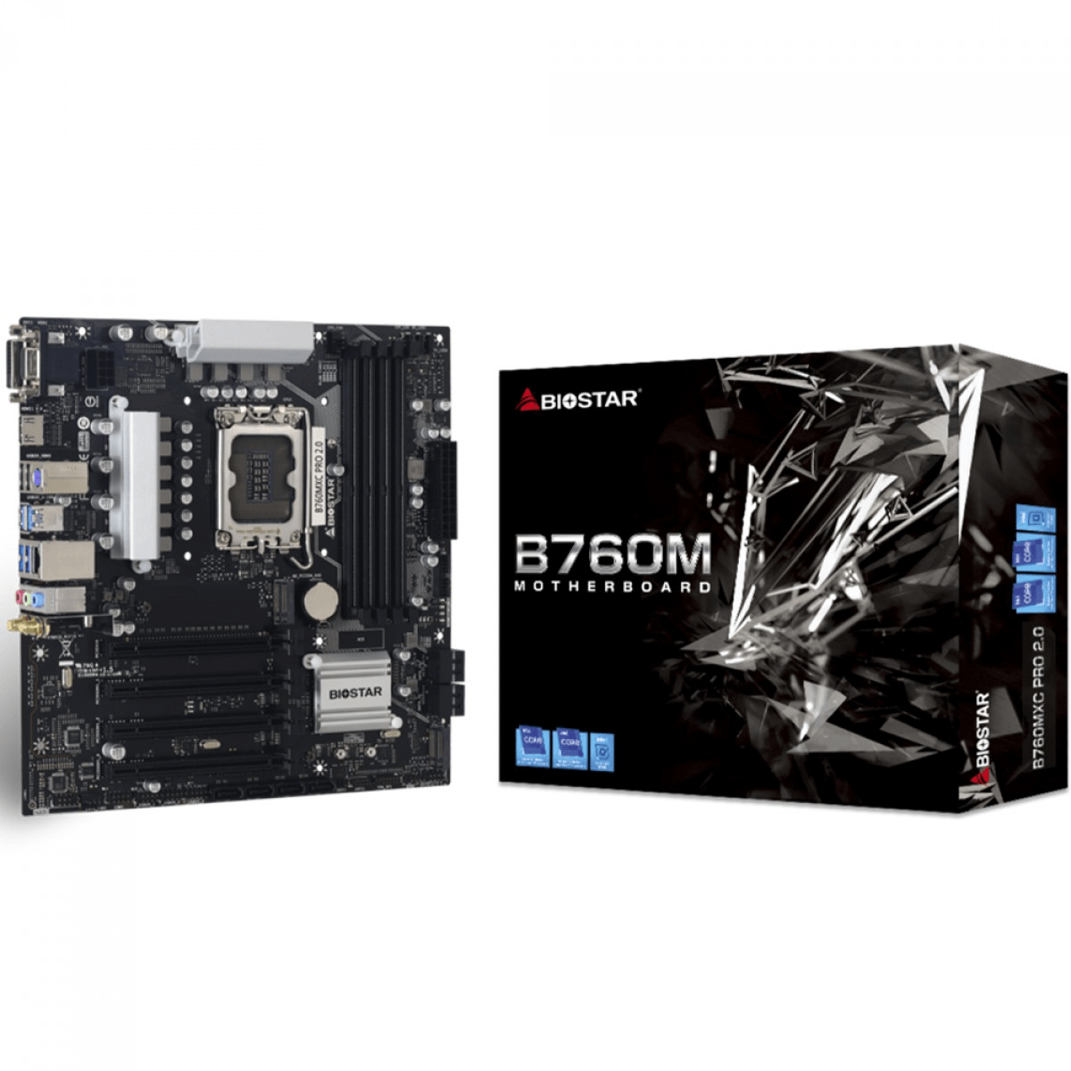 Encontraproduto.com.br - Placa Mãe Micro ATX B760 LGA 1700 DDR4 B760MXC PRO 2.0  - Biostar