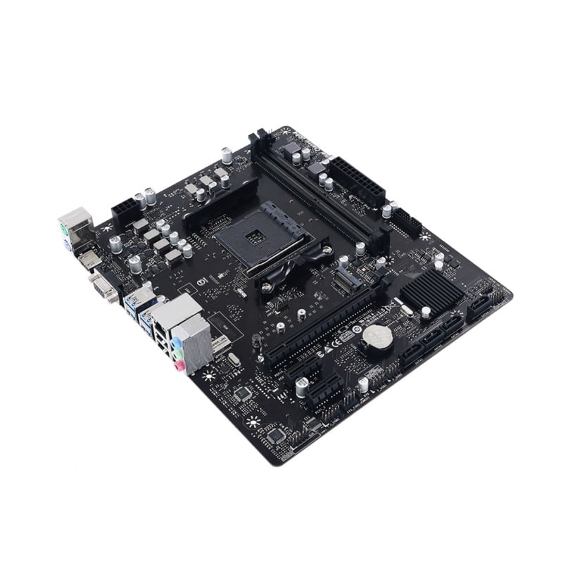Encontraproduto.com.br - Placa Mãe Micro ATX AMD A520 AM4 2DDR4 A520MH - Biostar