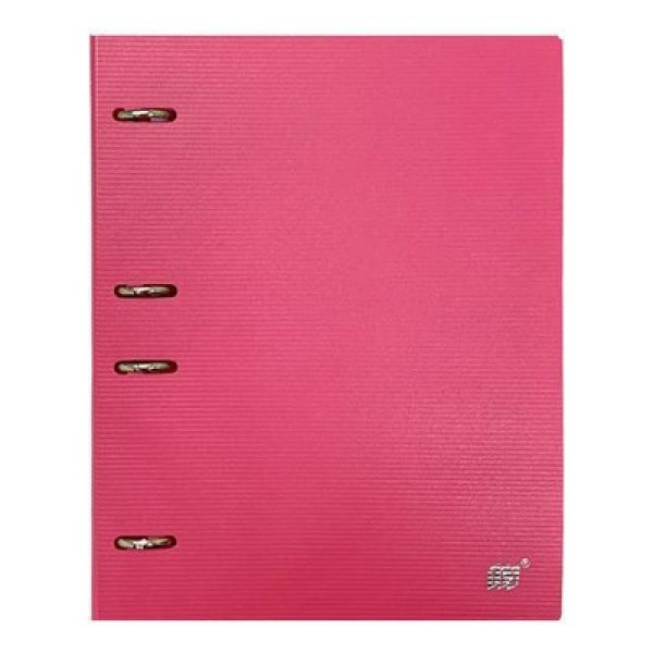 Encontraproduto.com.br - Caderno Argolado Fichário Rosa Escuro Yes B5 Colegial