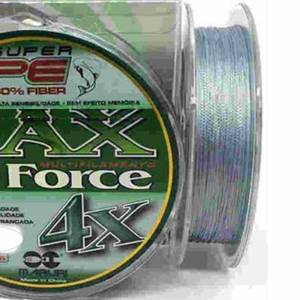 Encontraproduto.com.br - Linha De Pesca Multifilamento 150m Max Force 4 Fios Medida 0,45mm
