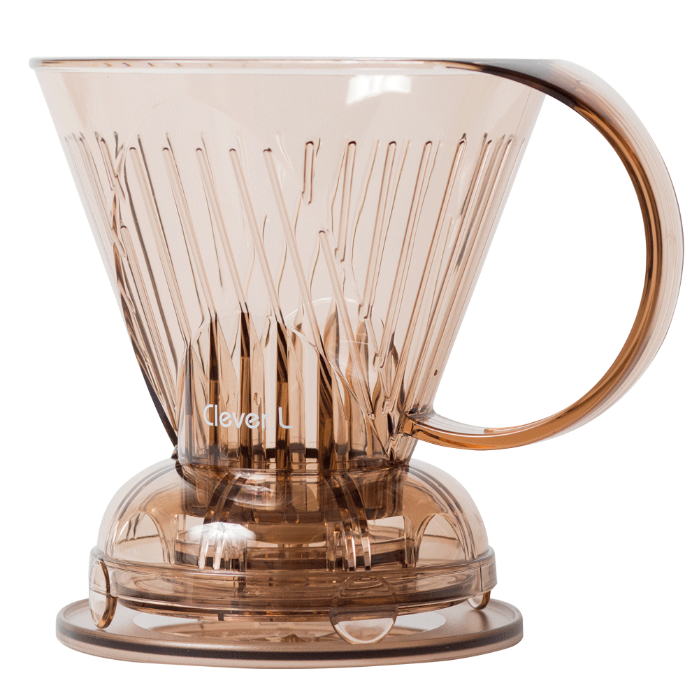Encontraproduto.com.br - Clever Coador Marrom para Filtrar Café 500 ml com Filtro branco  100 unidades