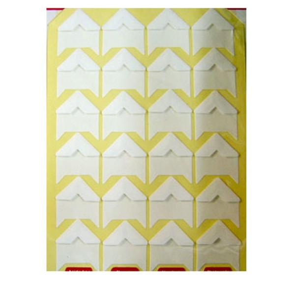 Encontraproduto.com.br - Adesivos Cantoneira Papel White com 48 Unidades Ref.Lk01P Yes