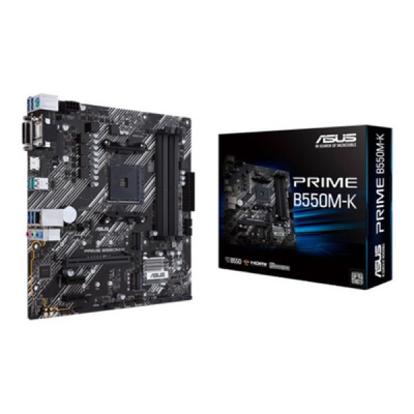 Encontraproduto.com.br - Placa Mãe Asus Prime Para AMD AM4 B550M-K 4xDDR4 mATX