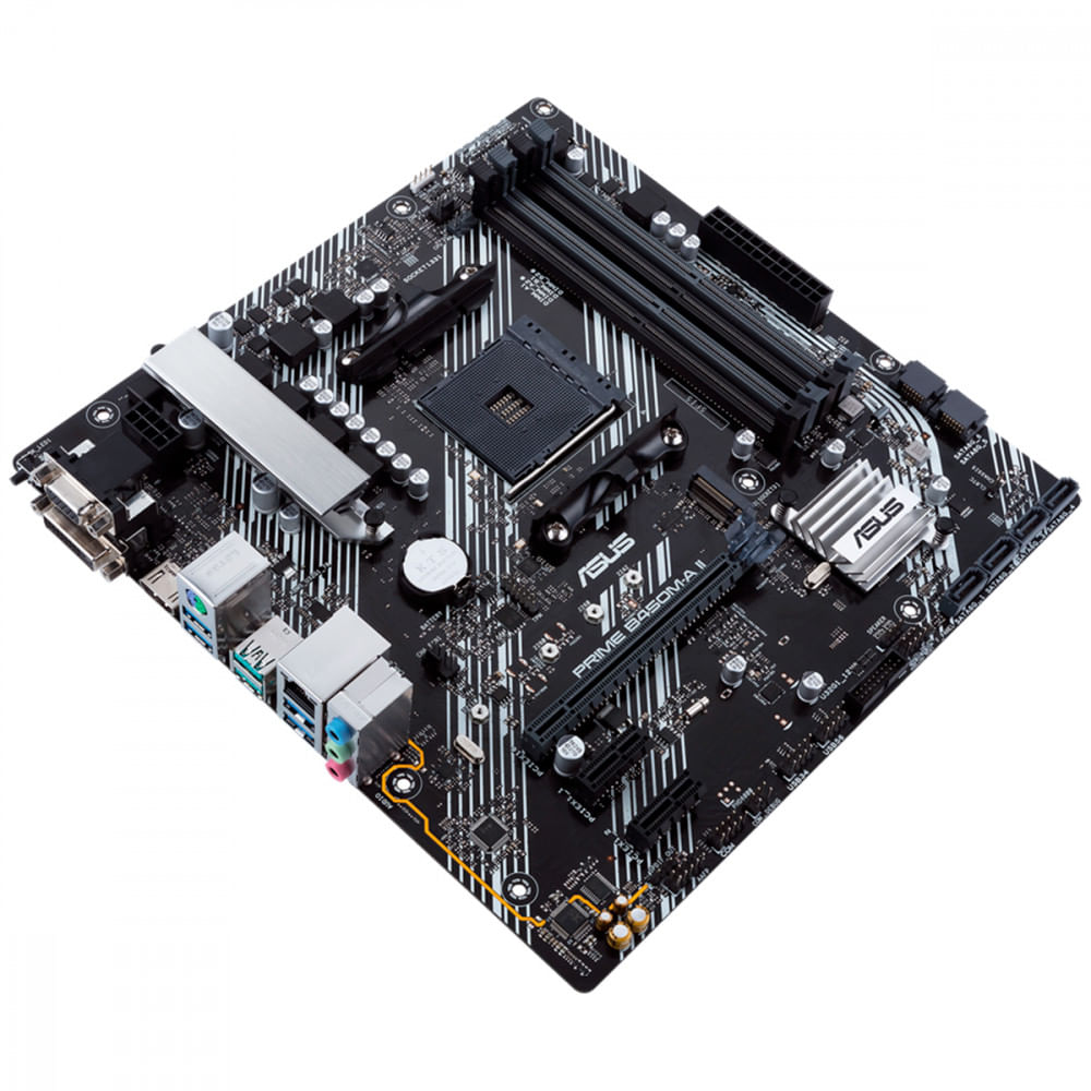 Encontraproduto.com.br - Placa Mãe Asus Prime Para AMD AM4 B450M-A II 4xDDR4 mATX