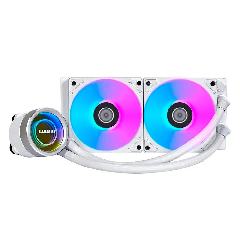 Encontraproduto.com.br - Water Cooler Lian Li GA II Trinity 240mm ARGB Branco - GA2T24W