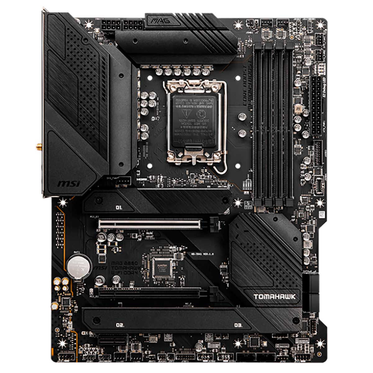 Placa Mae Msi Mag B660 Tomahawk Wifi ,Ddr4, Lga1700, Atx,Chipset Intel B660 12ºgen