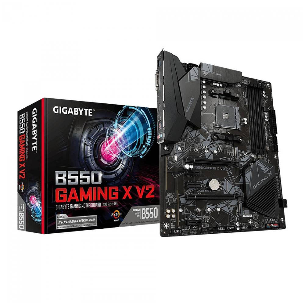 Encontraproduto.com.br - Placa Mãe Gigabyte para AMD AM4 B550 Gaming X V2 4xDDR4 ATX 1.0