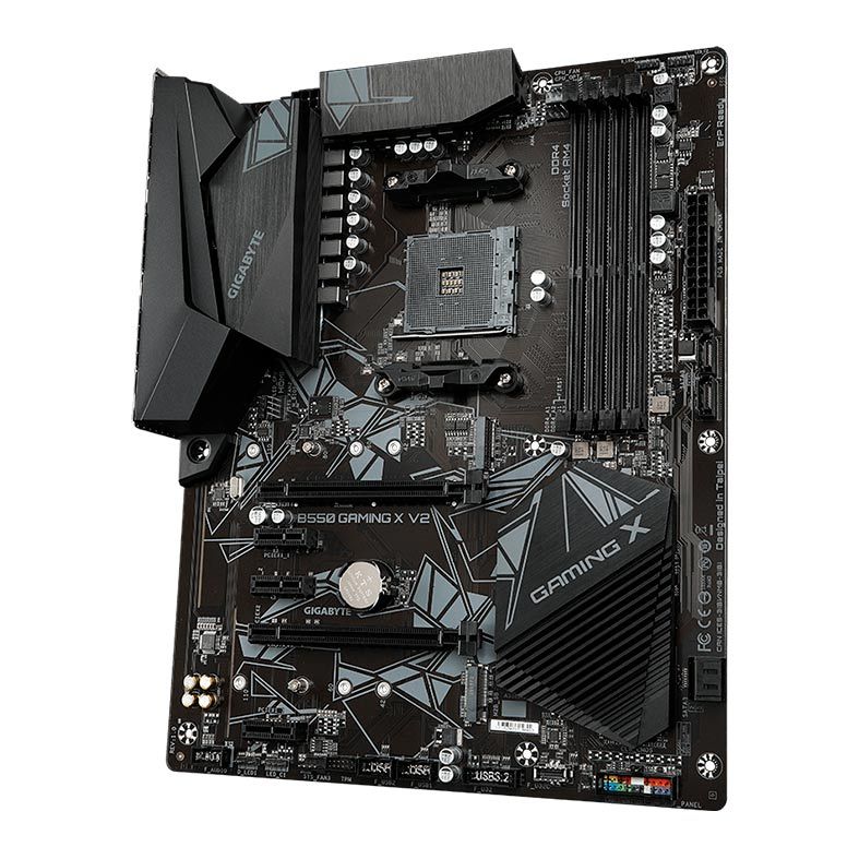 Encontraproduto.com.br - Placa Mãe Gigabyte para AMD AM4 B550 Gaming X V2 4xDDR4 ATX 1.0