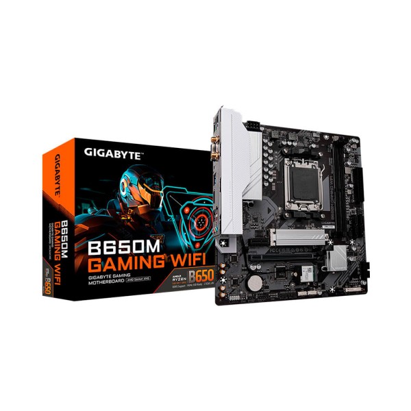 Placa Mãe Gigabyte B650M Gaming (Rev.1.0) AMD AM5, mATX, RGB, Wi-Fi | DDR5