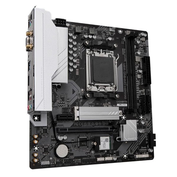 Encontraproduto.com.br - Placa Mãe Gigabyte B650M Gaming (Rev.1.0) AMD AM5, mATX, RGB, Wi-Fi | DDR5