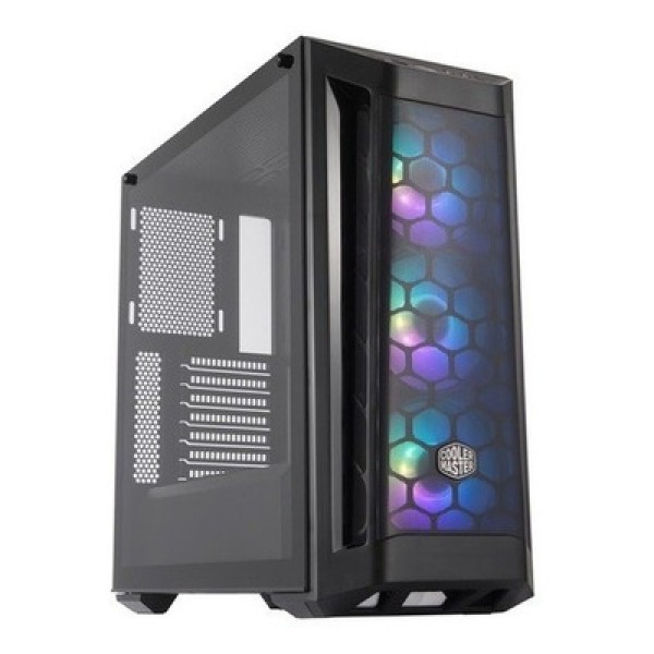 Encontraproduto.com.br - Gabinete Masterbox MB511 MID Tower com 3 FANS de LED ARGB Preto - MCB-B511D-KGNN-RGA