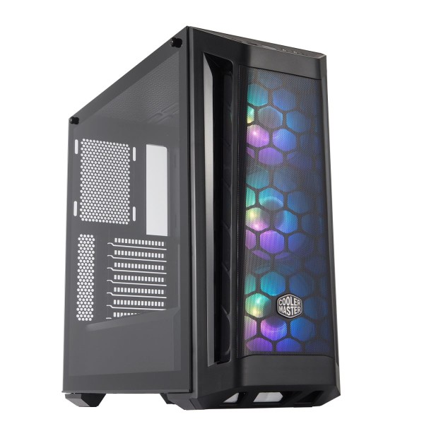 Encontraproduto.com.br - Gabinete Masterbox MB511 MID Tower com 3 FANS de LED ARGB Preto - MCB-B511D-KGNN-RGA