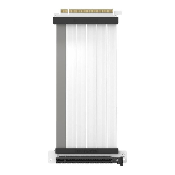 Encontraproduto.com.br - Cabo Riser Pcie 4.0 X16 300mm V2 Branco Cooler Master - Mca-u002r-wpci40-300