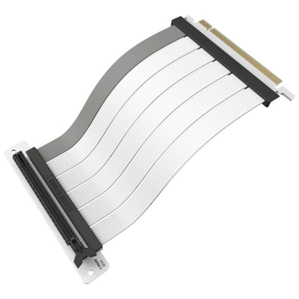 Encontraproduto.com.br - Cabo Riser Pcie 4.0 X16 300mm V2 Branco Cooler Master - Mca-u002r-wpci40-300