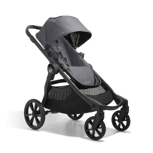 Encontraproduto.com.br - Carrinho de Bebê Modular Completo com Dobragem Compacta e Mais de 24 Configurações, Baby Jogger City Select, Cinza Escuro