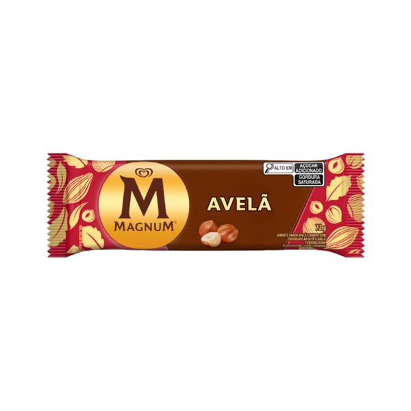 Encontraproduto.com.br - Picolé Magnum Avelã Caramelo