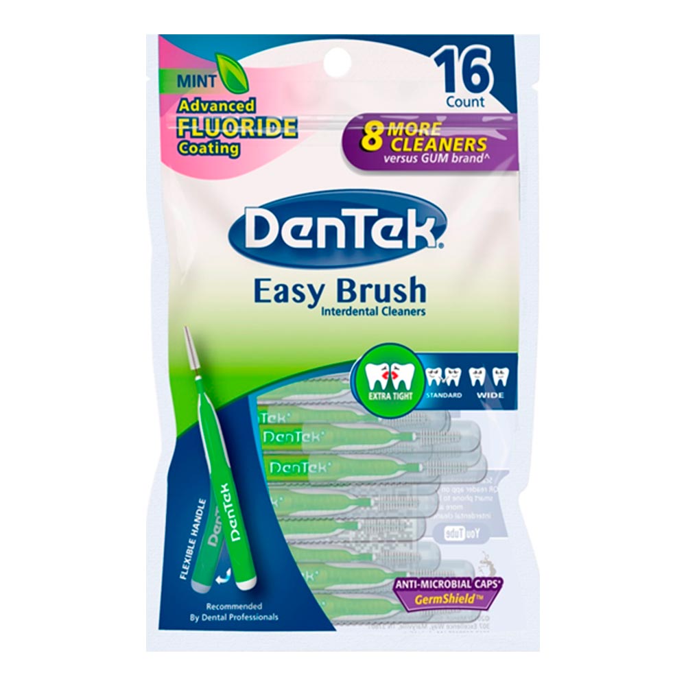 Escova Interdental Dentek Dentes Extra Apertados 16 Unidades